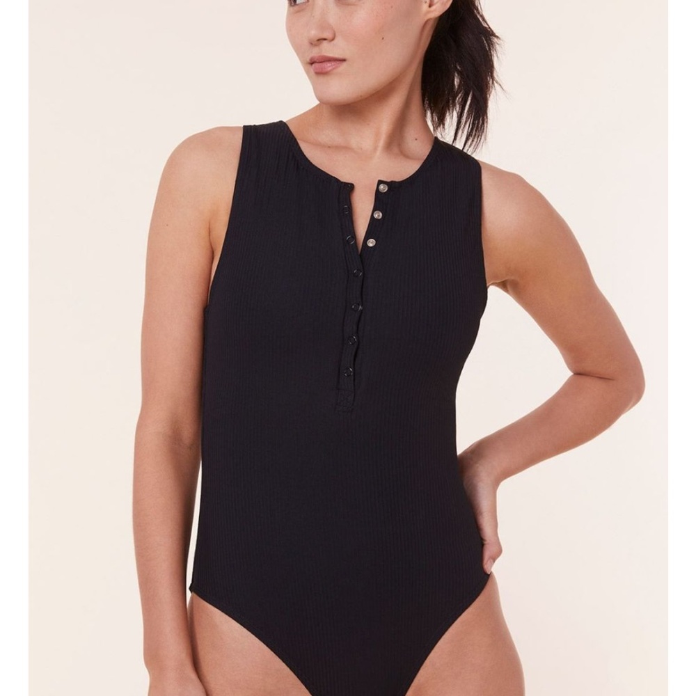 Andie Black One Piece Swimsuit Size XL